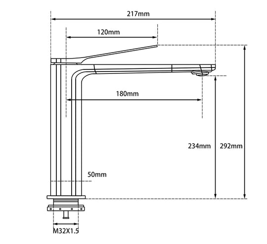 RUSHY - Tall Basin Mixer [42-0149.BM]
