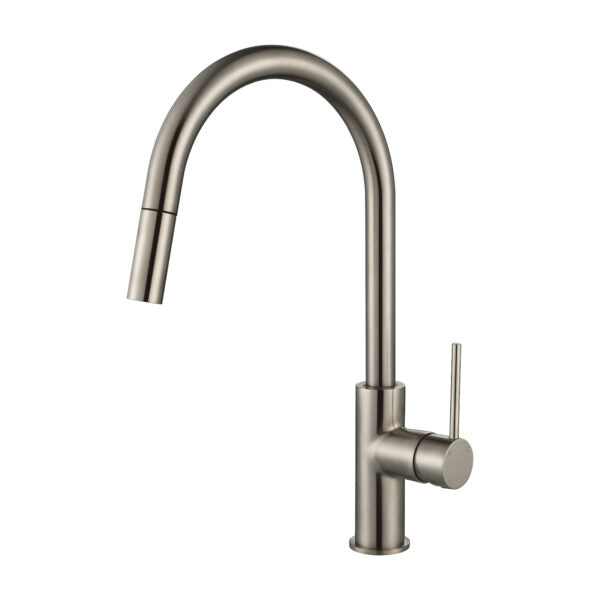Pull Out Gooseneck Round Kitchen Mixer in Multi Colour [12-70P / 12-2175]
