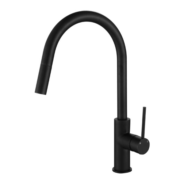 Pull Out Gooseneck Round Kitchen Mixer in Multi Colour [12-70P / 12-2175]