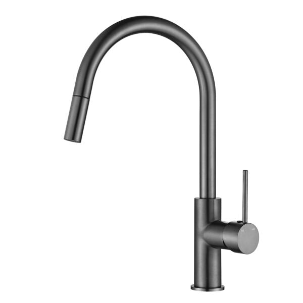Pull Out Gooseneck Round Kitchen Mixer in Multi Colour [12-70P / 12-2175]
