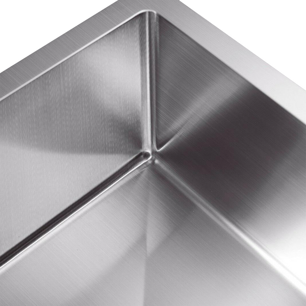 750*450*250 Handmade Stainless Steel Under/Topmount Kitchen Laundry Single Sink [44HF7545D]