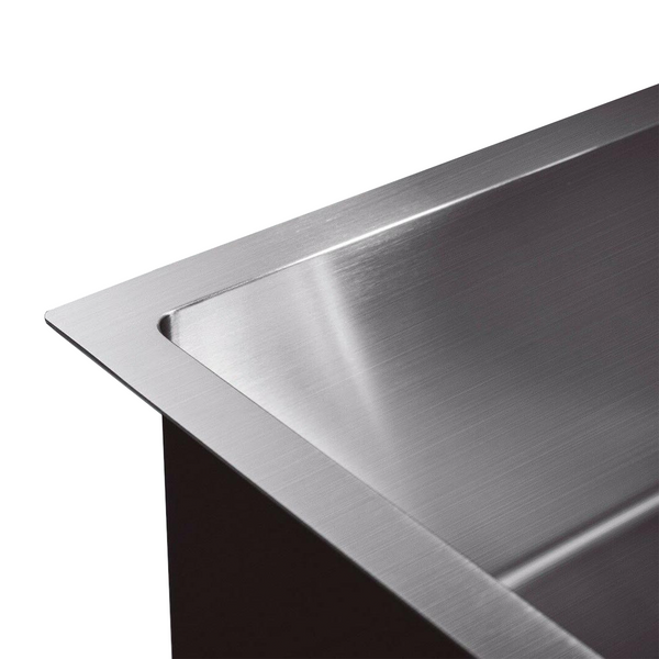 750*450*250 Handmade Stainless Steel Under/Topmount Kitchen Laundry Single Sink [44HF7545D]