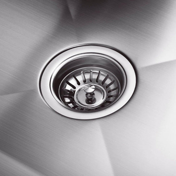 750*450*250 Handmade Stainless Steel Under/Topmount Kitchen Laundry Single Sink [44HF7545D]