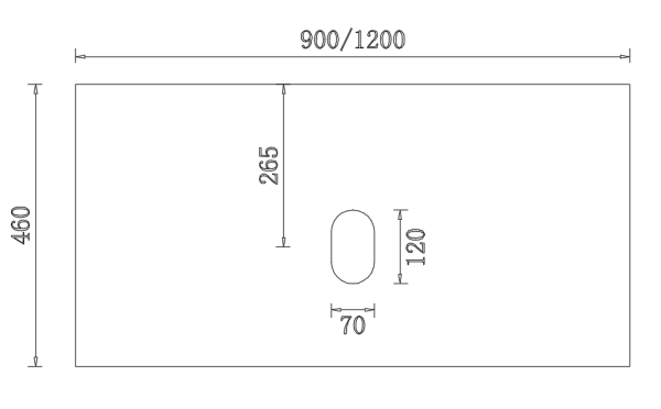 Sunny Vanity Flat Stone Tops 600-1800mm [20-4620 / 20-2010]