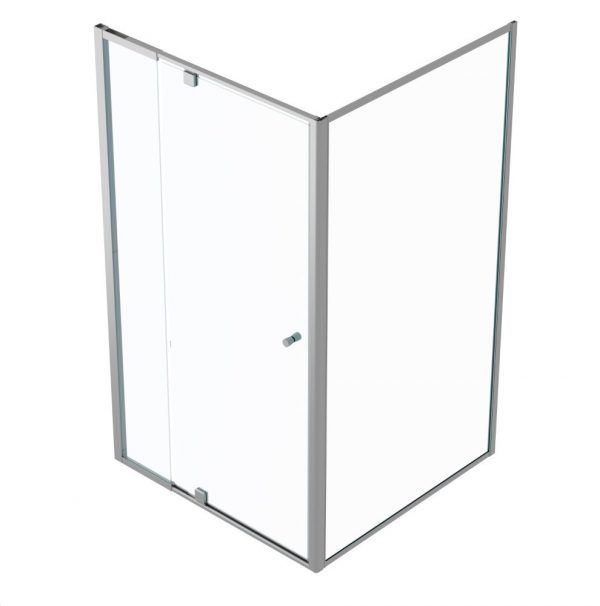 Height 1950mm Semi Frameless Pivot Door Shower Screen - FRONT PANEL [23-TSC-IA / 23-1521]