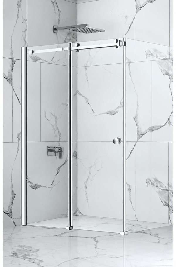 Height 2050mm Fully Frameless Sliding Shower Screen - FRONT PANEL [25-G11 / 25-2057]