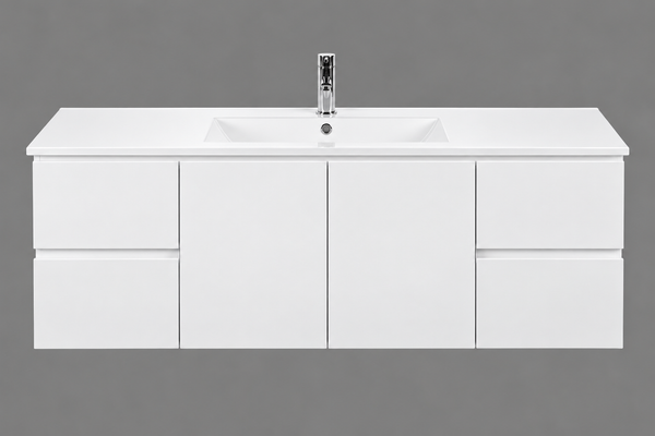 Lucas - Slim 360mm Width Wall Hung Vanity 600-1200mm [39-LU-WS / 39-1297]