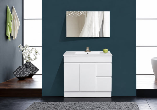 Lucas - Slim 360mm Width Freestanding Vanity 600-1200mm [39-LU-S / 39-1296]