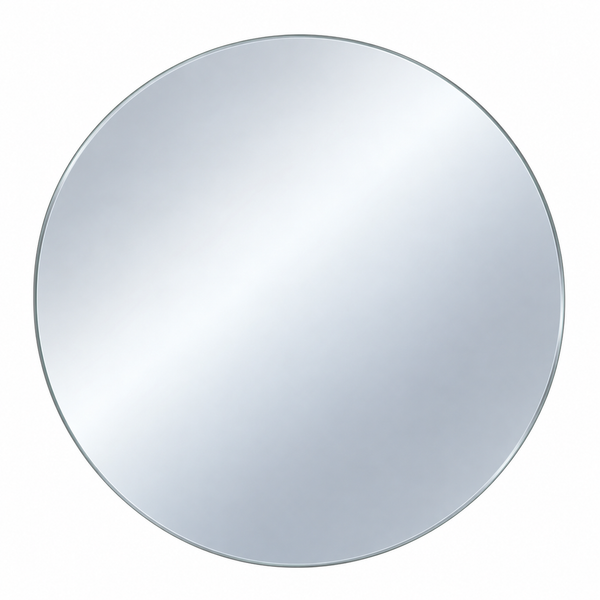 Round Silver Pencil Edge Mirror [39-M-R / 39-2304]