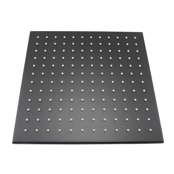 250mm Square Rainfall Brass Shower Head 8mm Thick [42-0135.SH]