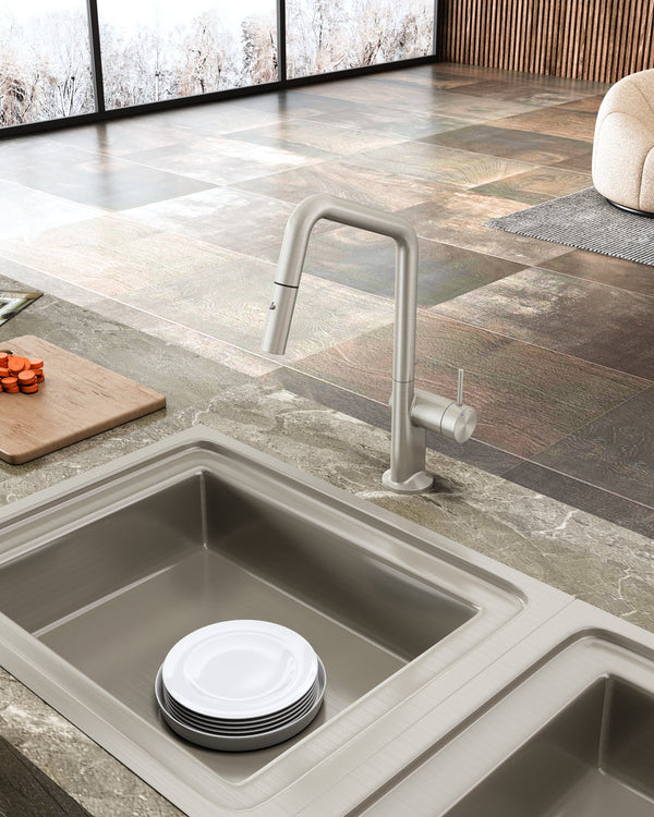 Carysil Angle Pull Out Round Kitchen Mixer in Multi Colour [42-C-2AKM / 42-2176]