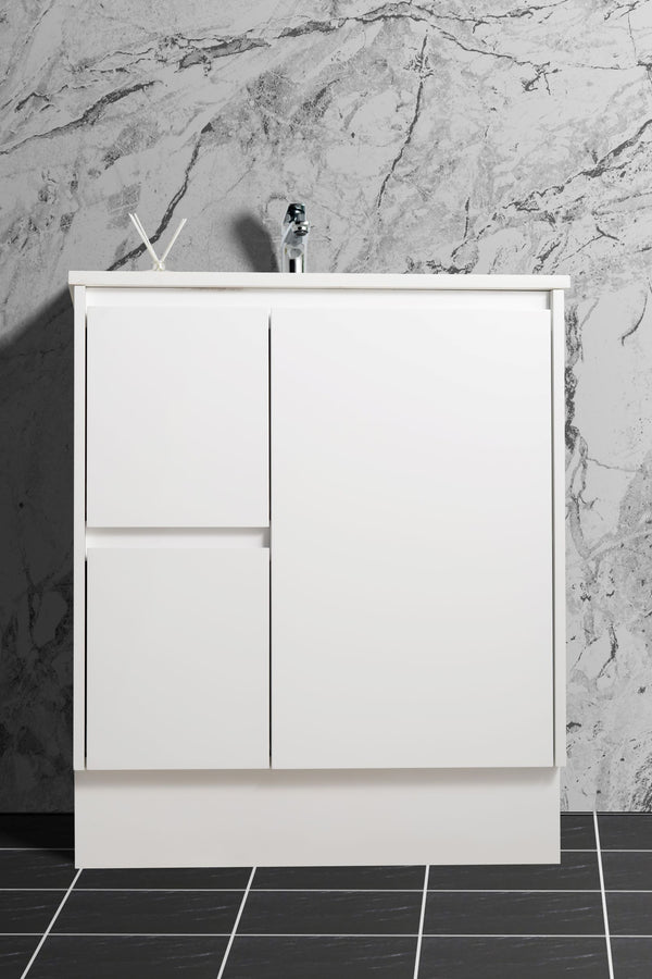 SALE - Max White - Freestanding Vanity 750/900/1200mm [44-BC-FSW]