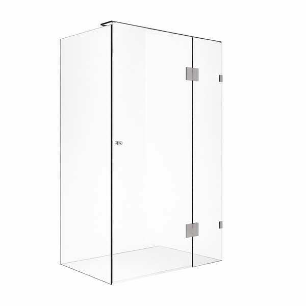 Fully Frameless Pivot Door Shower Screen - FRONT PANEL [44-FP]