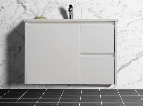 SALE - Max White - Wall Hung Vanity 750/900/1200mm [44-BC-WHW]