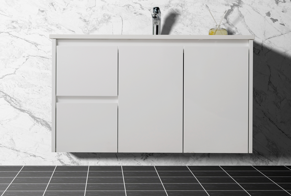 SALE - Max White - Wall Hung Vanity 750/900/1200mm [44-BC-WHW]