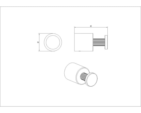 CADDENCE - Round Robe Hook [42-9004.TR]