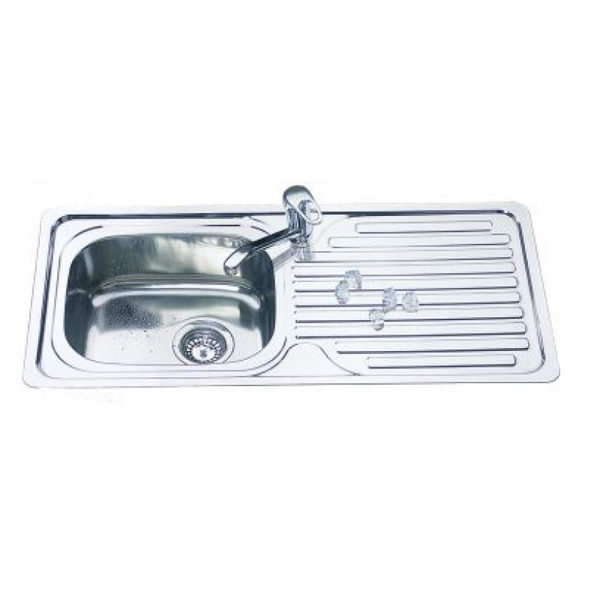 915*430*170mm Square Stainless Steel Sink [16-FH900B]