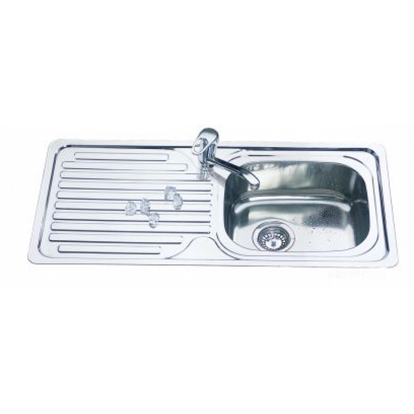 915*430*170mm Square Stainless Steel Sink [16-FH900B]