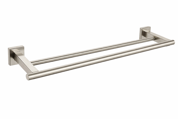 SALE - Square Round Double Towel Rail [44-9110]