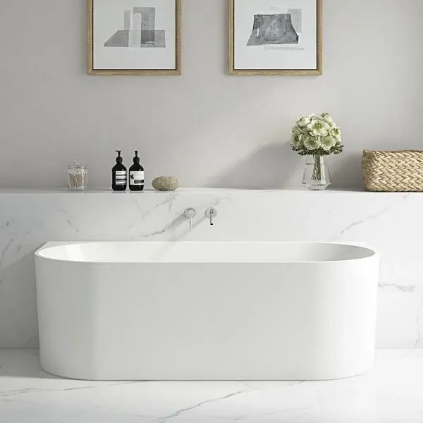Adore - Back To Wall 1500/1700/1800mm Freestanding Bathtub [26-AD-BTW]