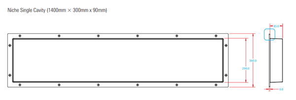 Various Sizes Wall Niche [37-547/625]
