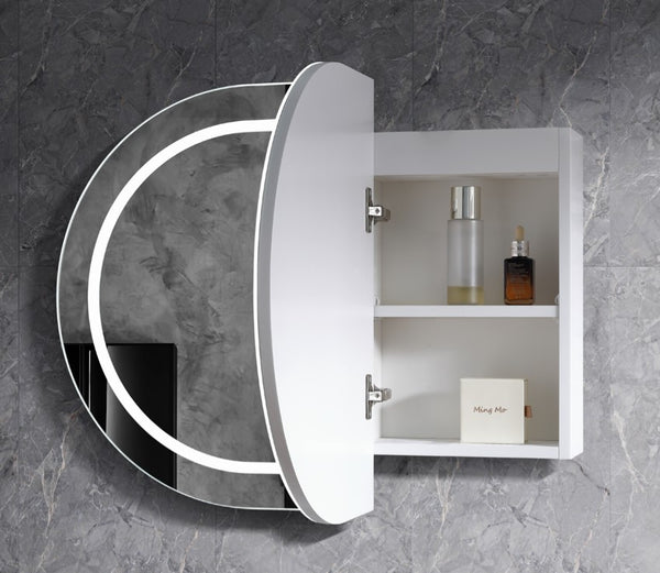 Amber - Oval LED Touchless Shaving Cabinet 900/1200mm [20-LED-OSH]