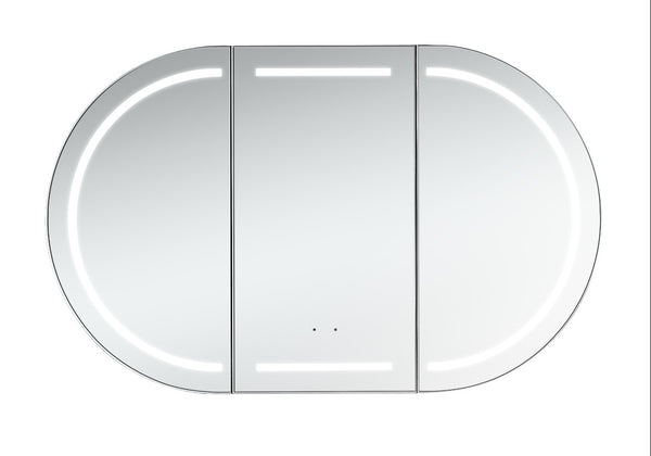 Amber - Oval LED Touchless Shaving Cabinet 900/1200mm [20-LED-OSH]