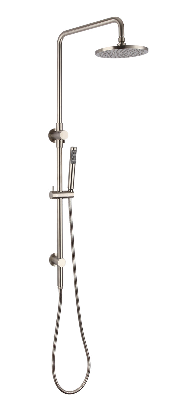 8'' Round Shower Station Top Water Inlet (Right Angle) [12-B-305]