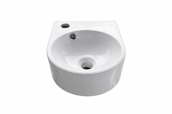 SALE - 345x280x130mm Gloss White Wall Hung Basin [44-BS3528]