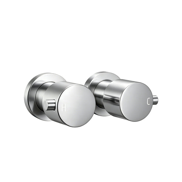 LUCID PIN - Round Shower Wall Taps [42-0007.ST / 42-1202]