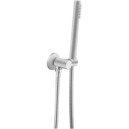 Round Shower Rail with Hanheld Shower (Stainless Steel Hose) [42-2131.SH]