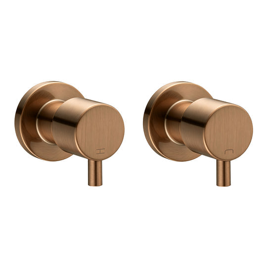 LUCID PIN - Round Shower Wall Taps [42-0007.ST / 42-1202]