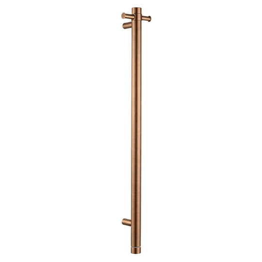 Vertical Round Single Electric Heated Towel Bar [42-01-VER-T.HTR / 42-2281]