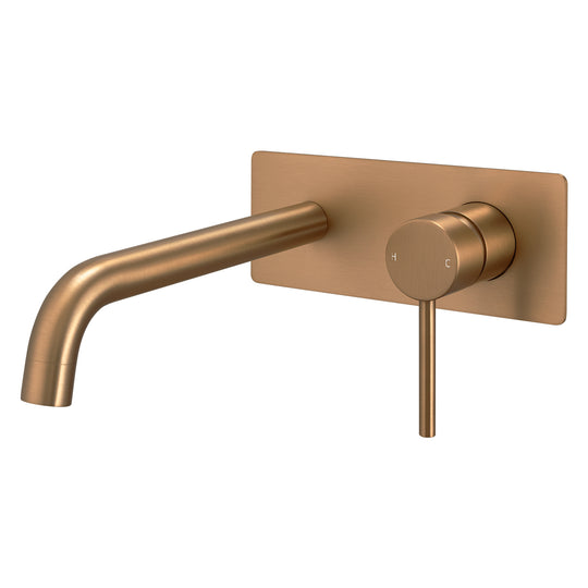 LUCID PIN - Round Wall Mixer With Spout [42-0144-2.BM (WMT44) / 42-1507]