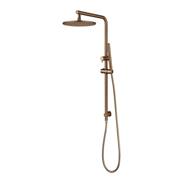 10'' Round Shower Station Top Water Inlet (Right Angle) [42-2128-A.SH / 42-1686]
