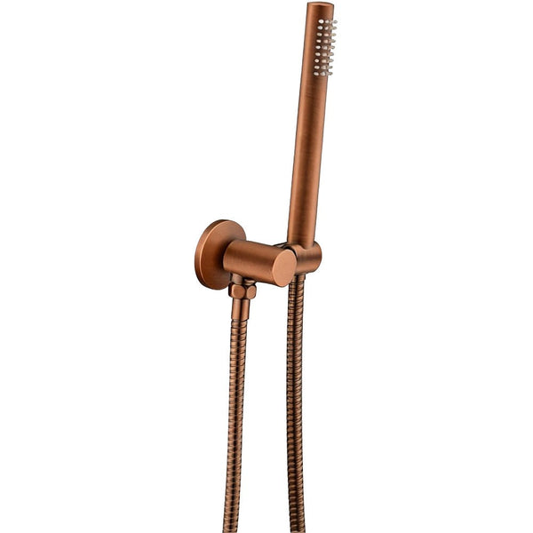 Round Shower Rail with Hanheld Shower (Stainless Steel Hose) [42-2131.SH.N + R2.HHS / 42-1762]