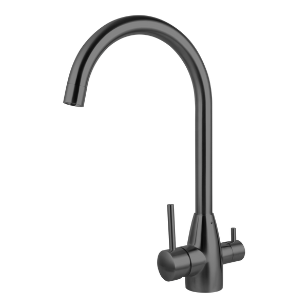 3 Way Pure Drinking Water Hot & Cold Swivel Spout Kitchen Mixer [42-1041.KM]
