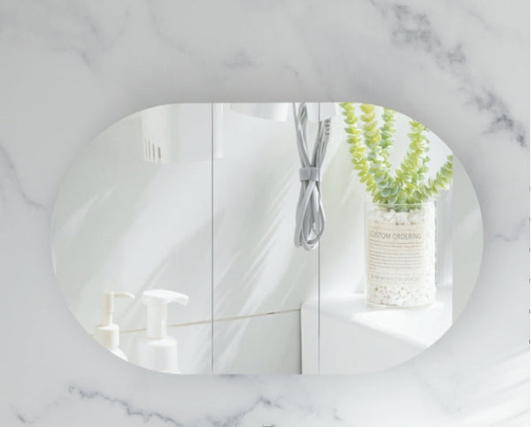 Carysil Mystic - Oval Shaving Cabinet 900/1200mm [42-C-9060/12075CS / 42-2227]