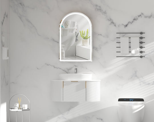 Carysil Imperial Arch - LED Arch Shaving Cabinet 600x900x150mm [42-C-6090AS-L / 42-2226]