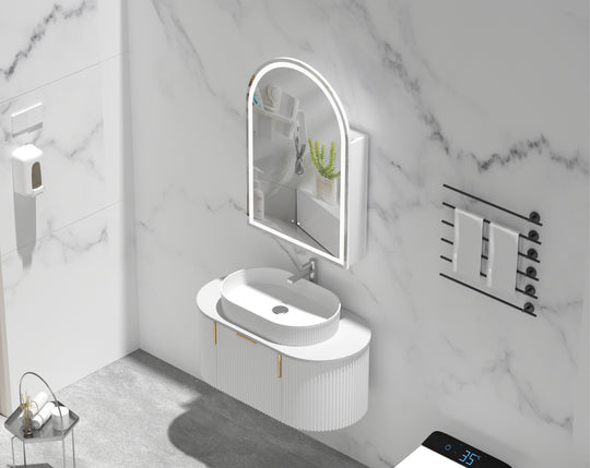 Carysil Imperial Arch - LED Arch Shaving Cabinet 600x900x150mm [42-C-6090AS-L / 42-2226]