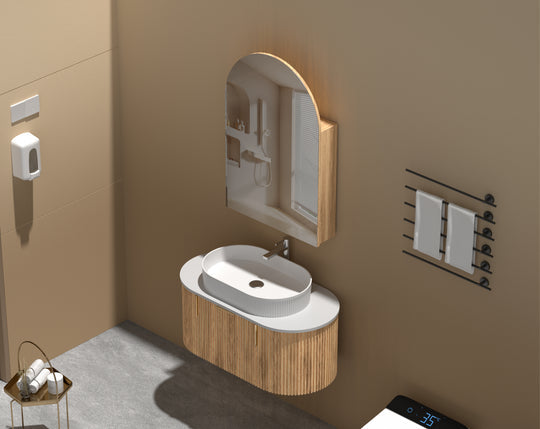 Carysil Imperial Arch - Arch Shaving Cabinet 600x900x150mm [42-C-6090AS / 42-2223]