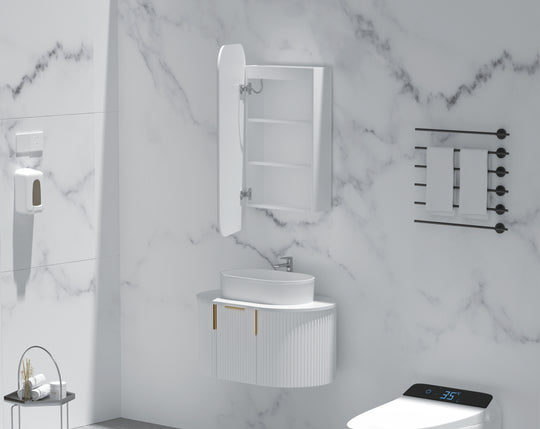 Carysil Earls - LED Squircle Shaving Cabinet 450x900x150mm [42-C-4590RS-L / 42-2225]