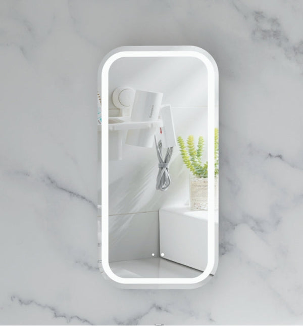 Carysil Earls - LED Squircle Shaving Cabinet 450x900x150mm [42-C-4590RS-L / 42-2225]