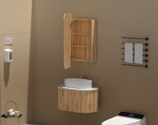 Carysil Earls - Squircle Shaving Cabinet 450x900x150mm [42-C-4590RS / 42-2222]
