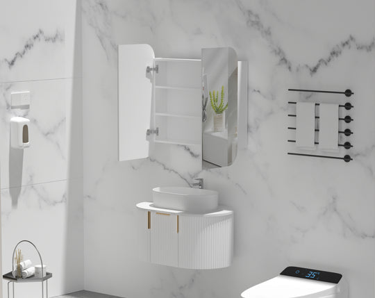 Carysil Grand - Rectangle Shaving Cabinet 750/900/1200mm [42-C-7580/9080/12080RS / 42-2229]