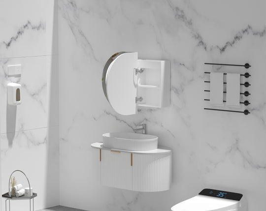 Carysil Mystic - LED Oval Shaving Cabinet 900/1200mm [42-C-9060/12075CS-L / 42-2228]