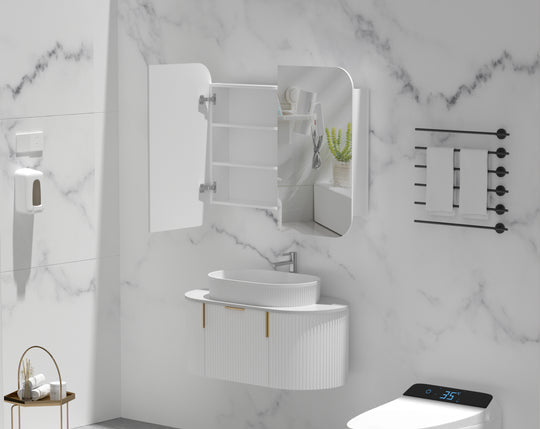 Carysil Grand - Rectangle Shaving Cabinet 750/900/1200mm [42-C-7580/9080/12080RS / 42-2229]