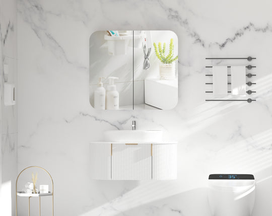 Carysil Grand - Rectangle Shaving Cabinet 750/900/1200mm [42-C-7580/9080/12080RS / 42-2229]