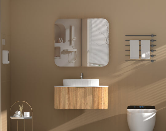 Carysil Grand - Rectangle Shaving Cabinet 750/900/1200mm [42-C-7580/9080/12080RS / 42-2229]