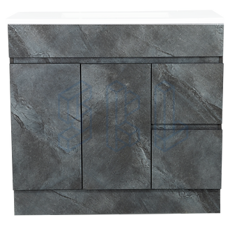 1000MM Freestanding Vanity With Ceramic Top [39-LU1000]